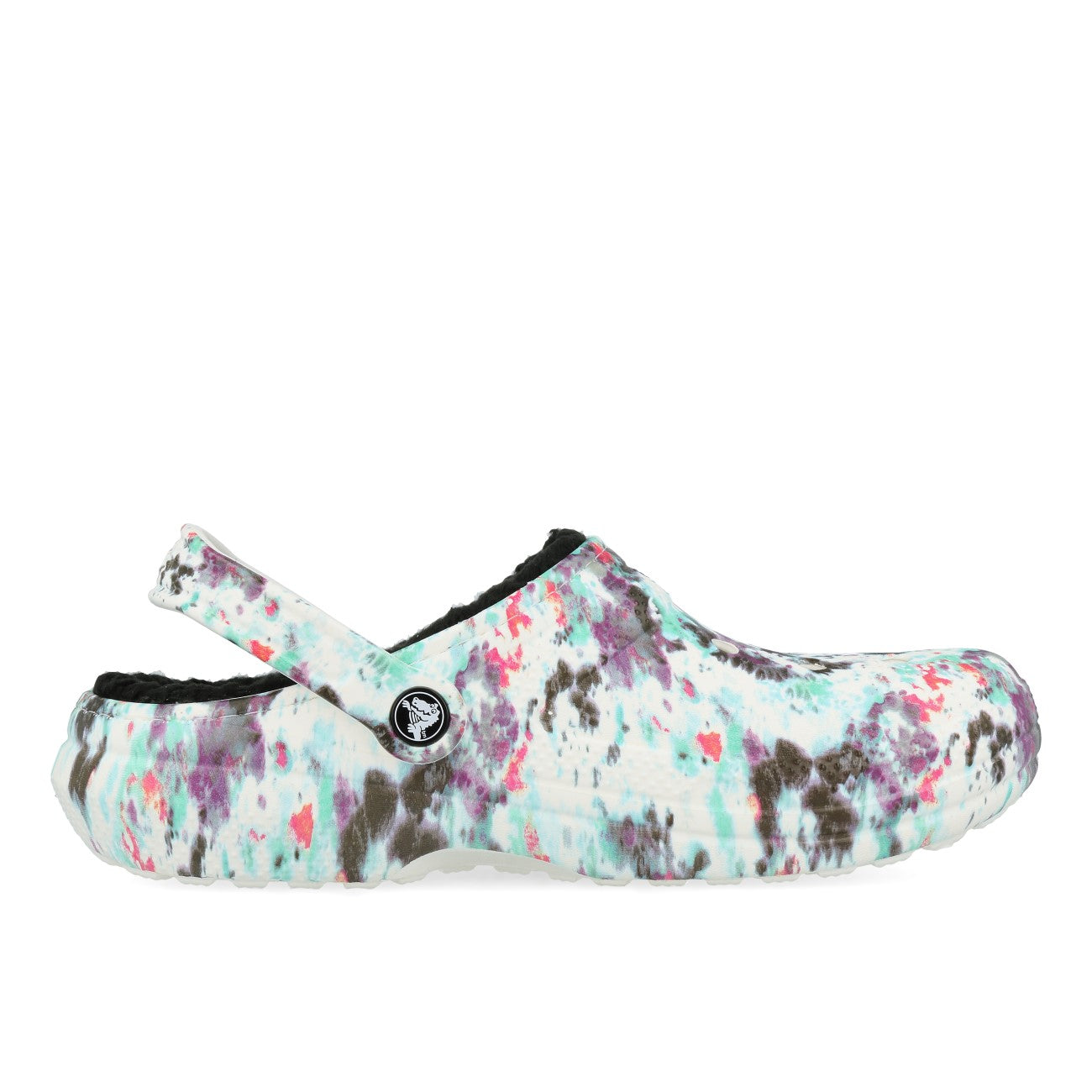 Crocs Classic Lined Tie Dye Clog Pure Water Multi