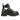 Buffalo Aspha Bike Bootie Flat Damen Vegan Box Nappa Black
