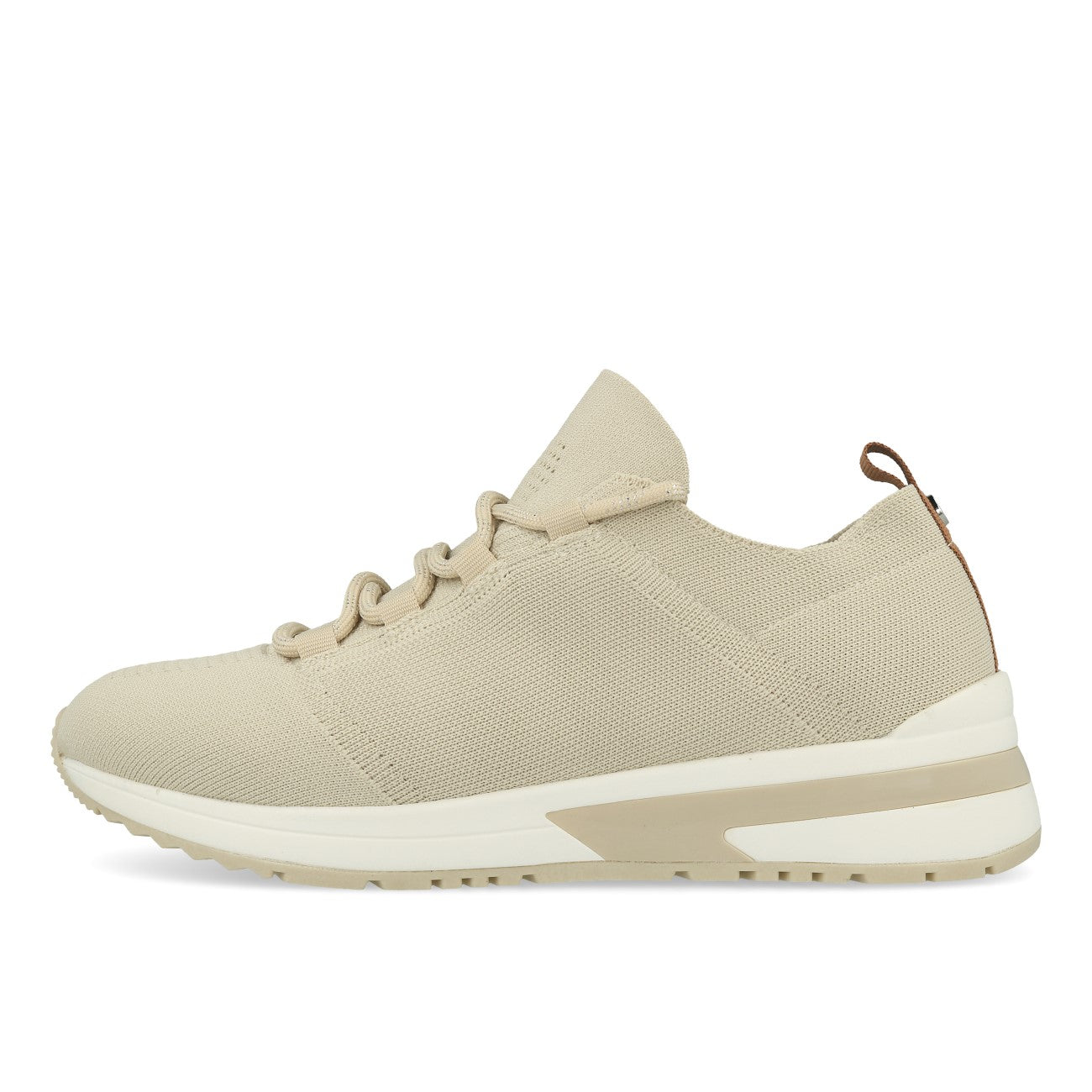 La Strada 2003148 Knitted Damen Sneaker Beige Knitted