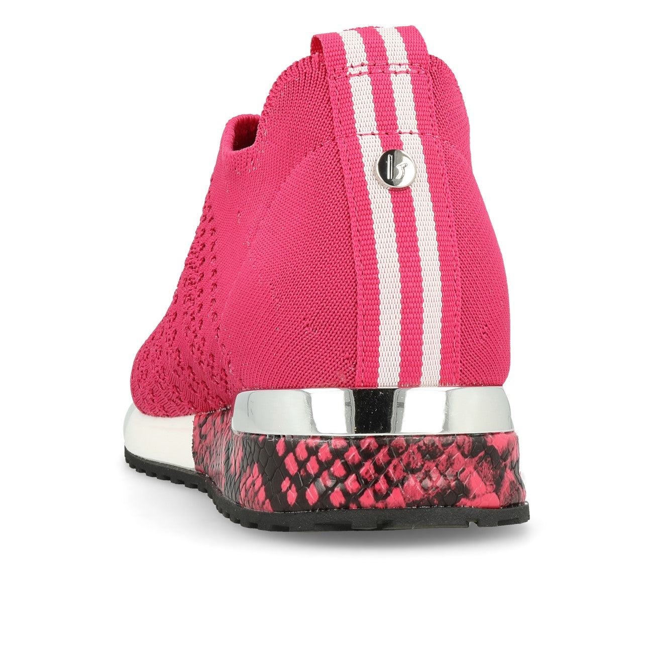 La Strada 1802649 Laced Up Knitted Sneaker Damen Fuchsia Knitted