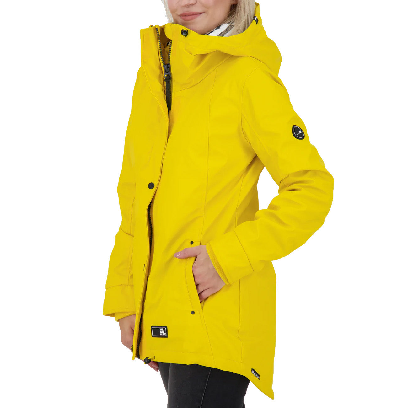 Alife & Kickin ElmaAK A Rainjacket Damen Citron