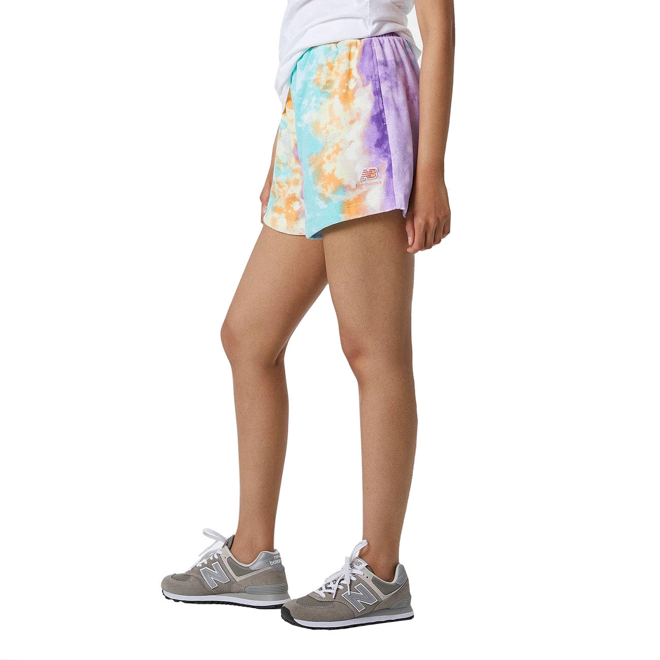 New Balance NB Essentials Endless Dayz Short Damen White Multicolor