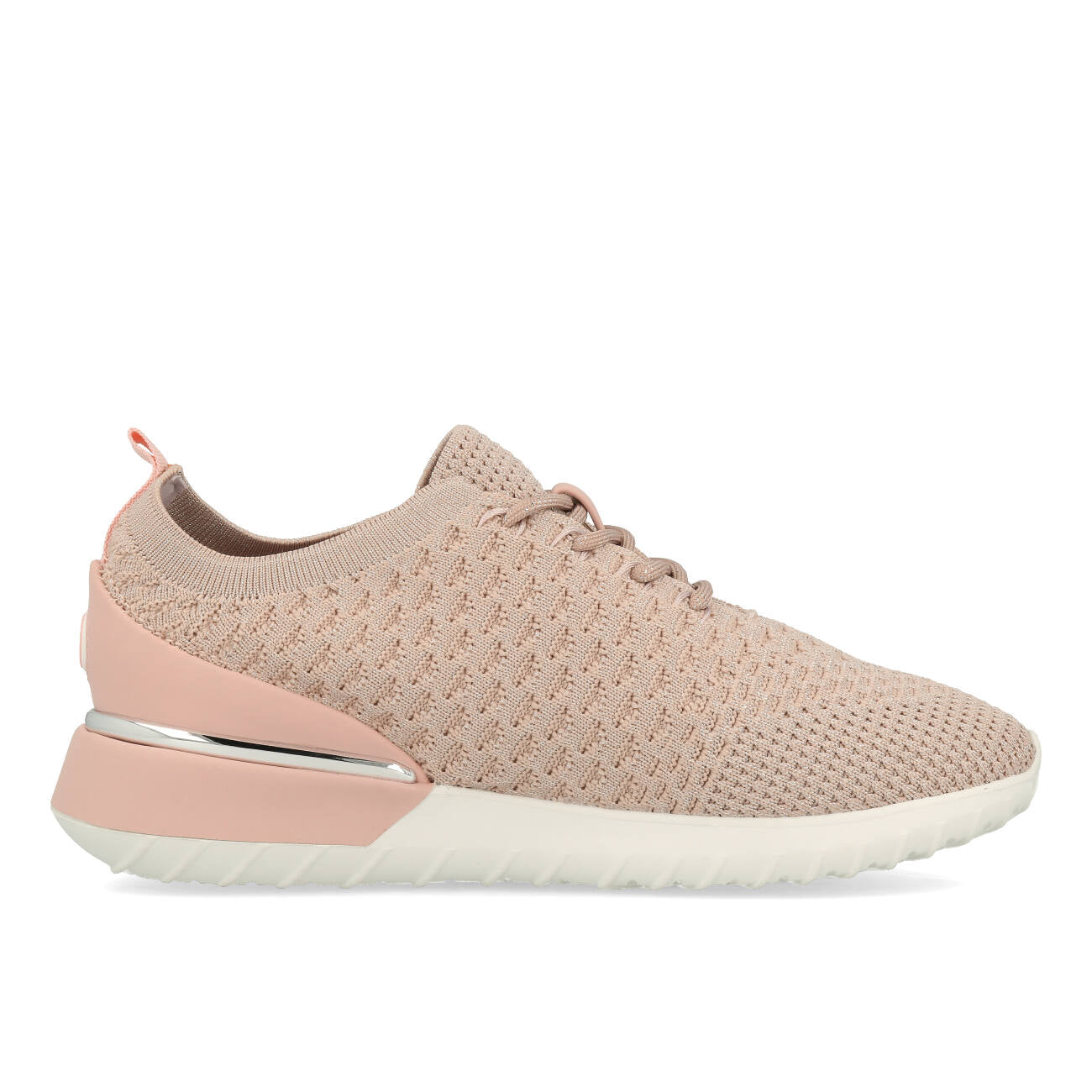 La Strada 2101381 Sneaker Damen Nude Silver Knitted